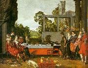BUYTEWECH, Willem Banquet in the Open Air oil painting on canvas